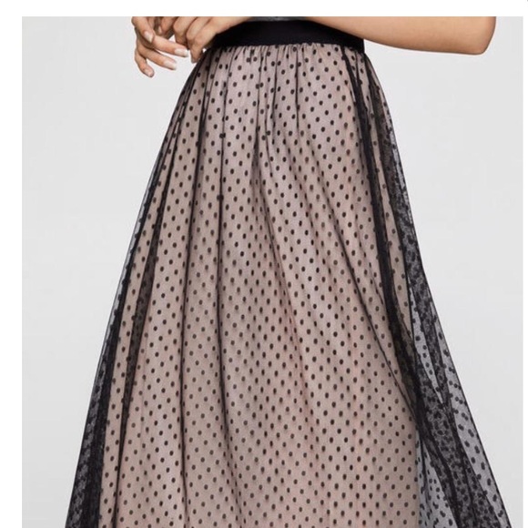 NWT BCBGeneration Polka Dot Tulle Skirt - Picture 2 of 7